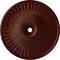 Ekena Millwork Galveston Ceiling Medallion (Canopies up to 5 7/8"), 51"OD x 3 5/8"ID x 3 3/8"P, Brushed Mahogany CM51GLBMF - alternate 1